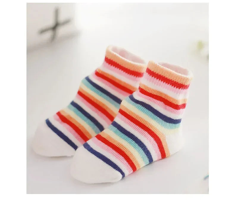 Spring Summer Baby Girls Boys Cotton Soft Warm Socks For Newborn toddlers