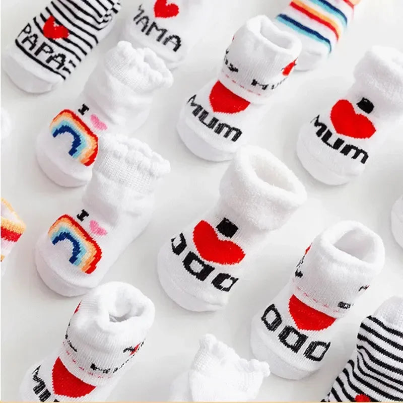 Spring Summer Baby Girls Boys Cotton Soft Warm Socks For Newborn toddlers