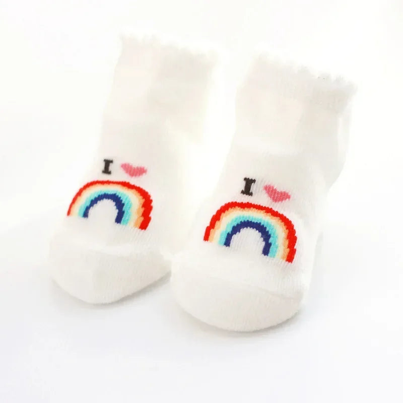 Spring Summer Baby Girls Boys Cotton Soft Warm Socks For Newborn toddlers